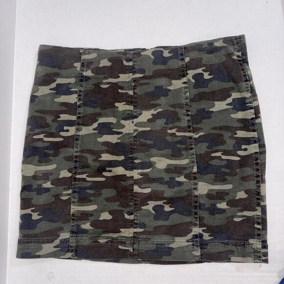 Y2K 90s We The Free People Distressed Faded Denim Mini Skirt Women’s Size 6 - Picture 5 of 9